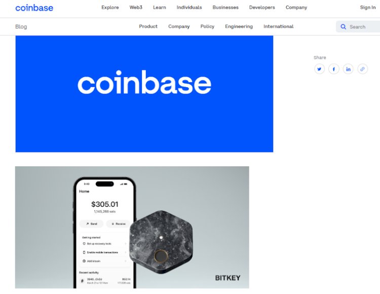 Coinbase და Bitkey